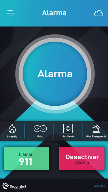 Activa remotamente tu alarma fisica desde nuestra app, en tiempo real